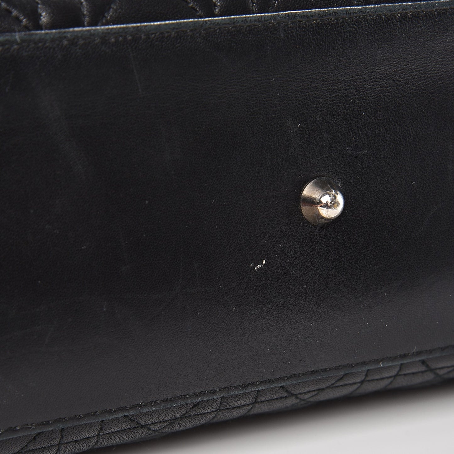 Lambskin Cannage Large Lady Dior Black