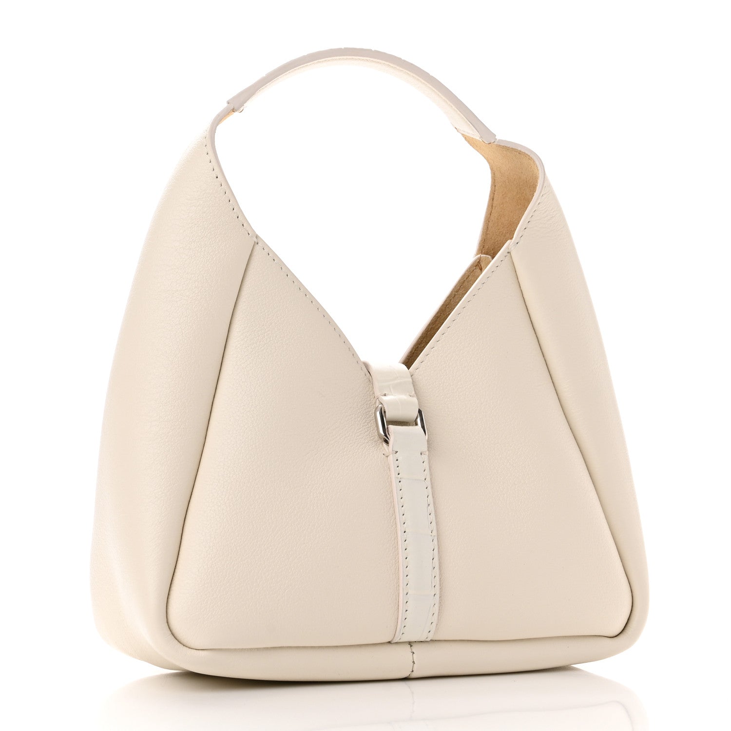 Givenchy Textured Calfskin Mini G Hobo Ivory 3 of 13