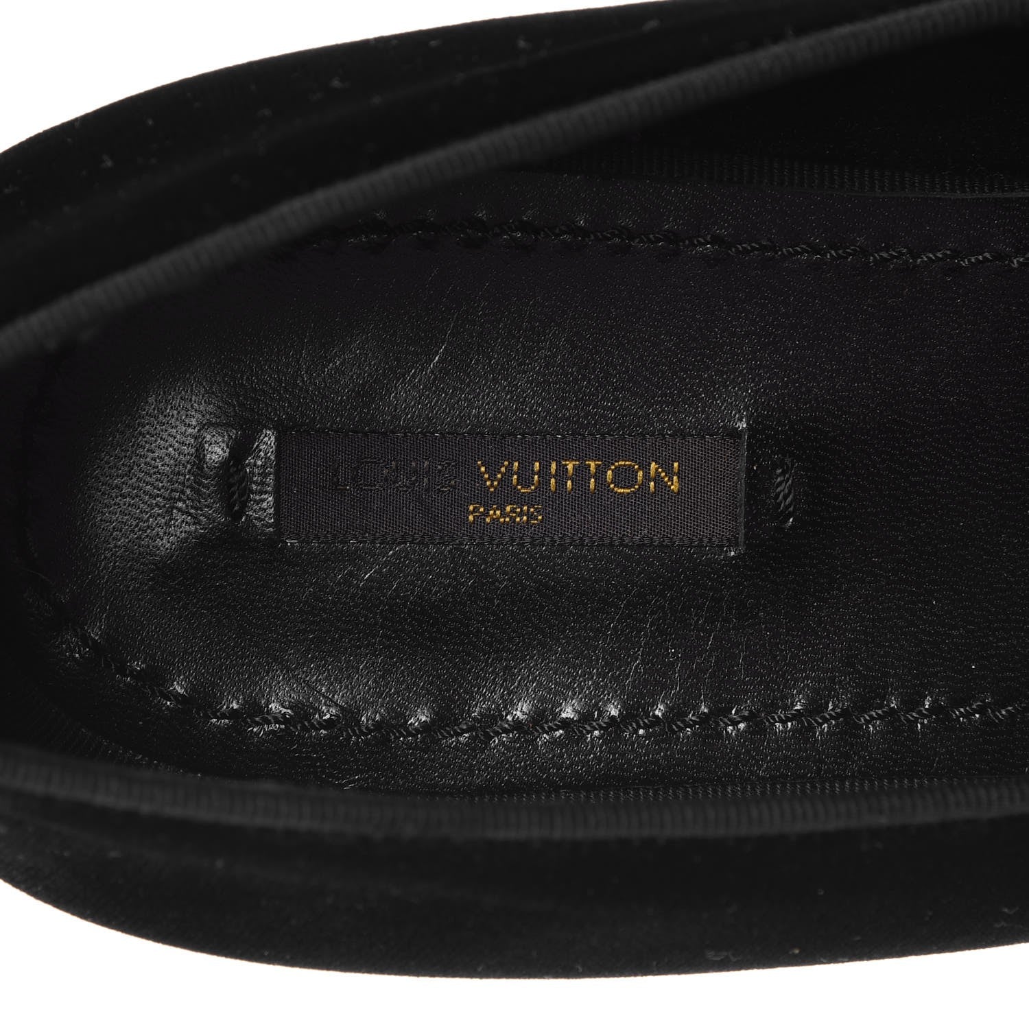 Louis Vuitton Velvet Parade Mens Loafer 12 Black 7 of 8