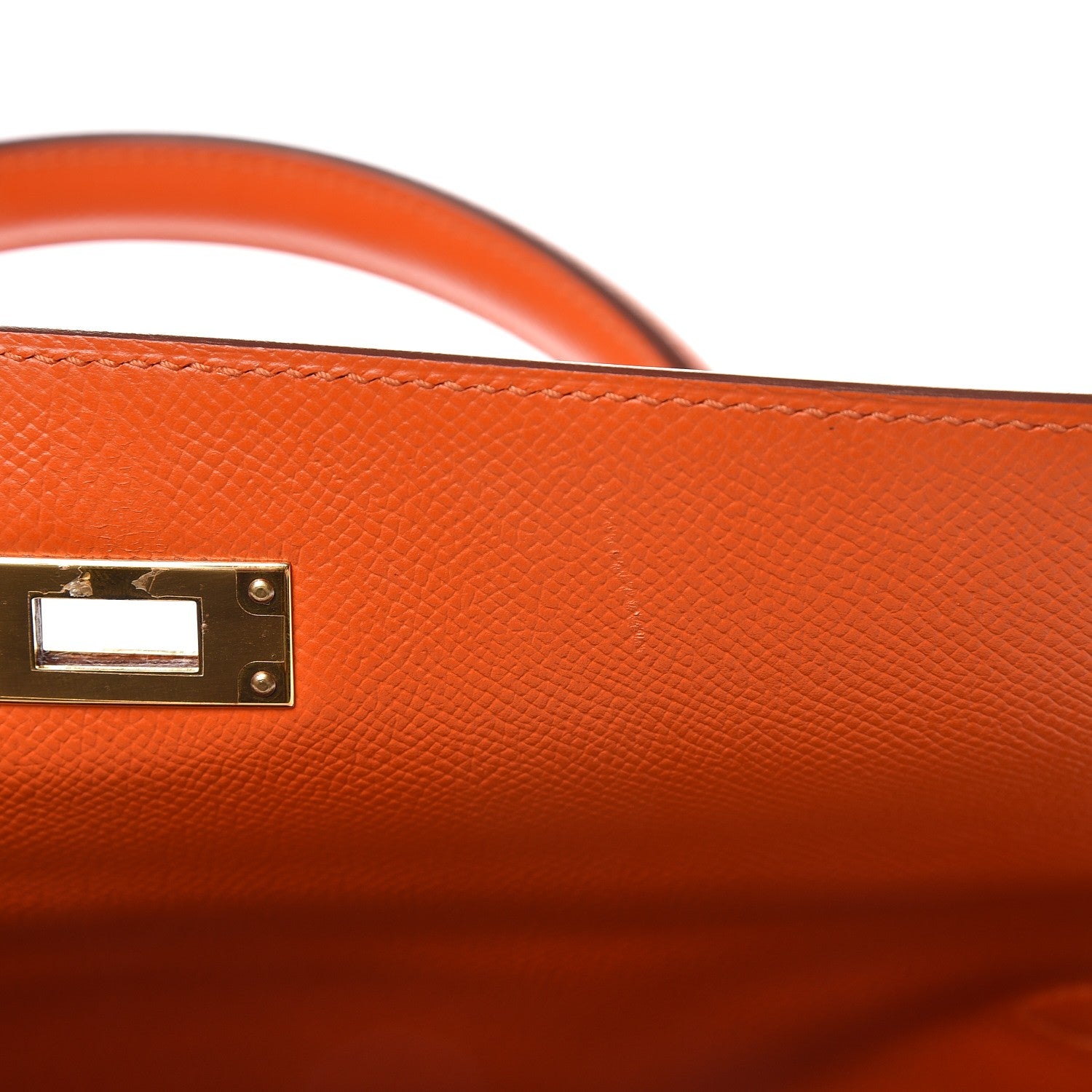 Hermes Epsom Kelly Sellier 35 Orange 35 of 37