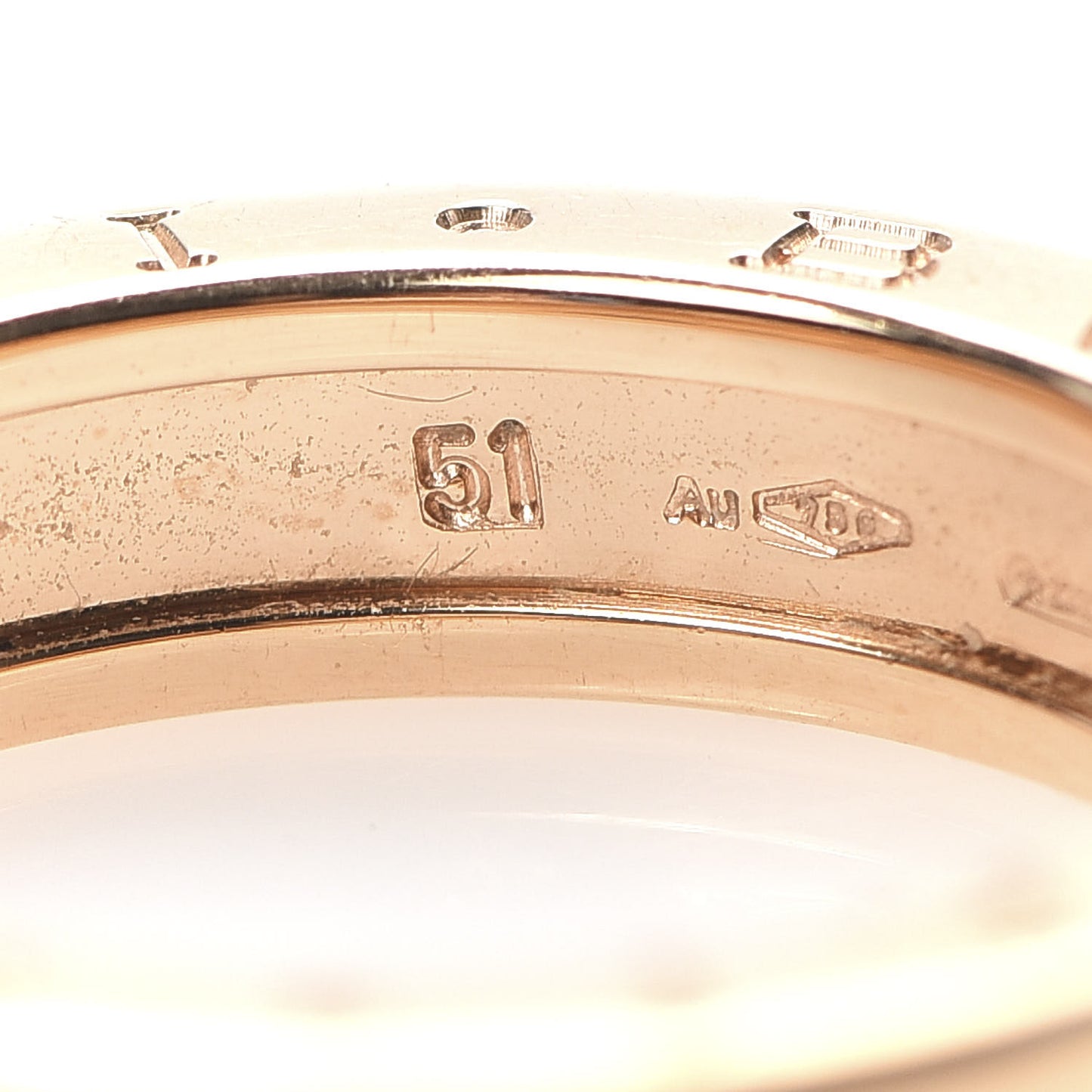 18K Rose Gold B.Zero1 One-Band Ring 51 5.75