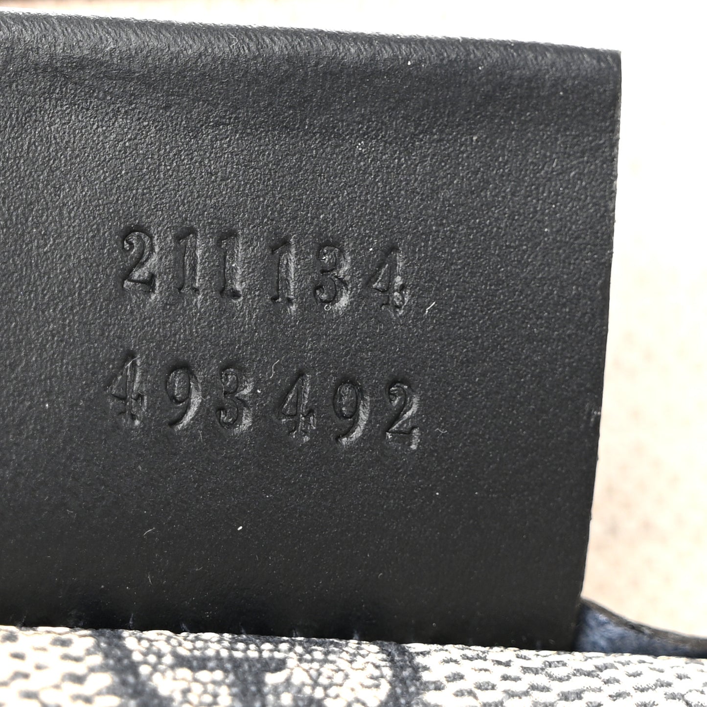 GG Plus Monogram Medium Signature Web Loop Tote Navy