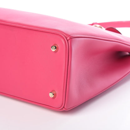 Christian Dior Smooth Calfskin Large Diorissimo Tote Fuchsia 7 of 9