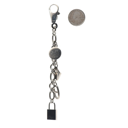 Hermes Palladium Olga Bag Charm Silver 2 of 3