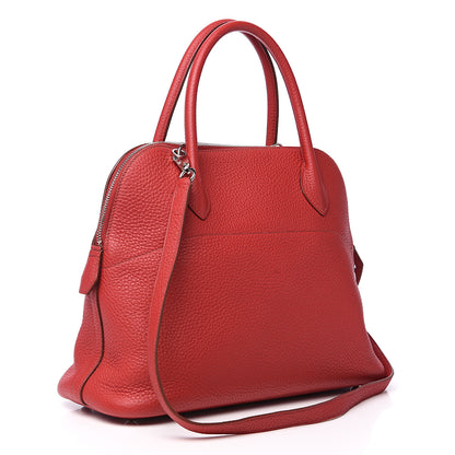Hermes Taurillon Clemence Bolide 31 Rouge Garance 2 of 13