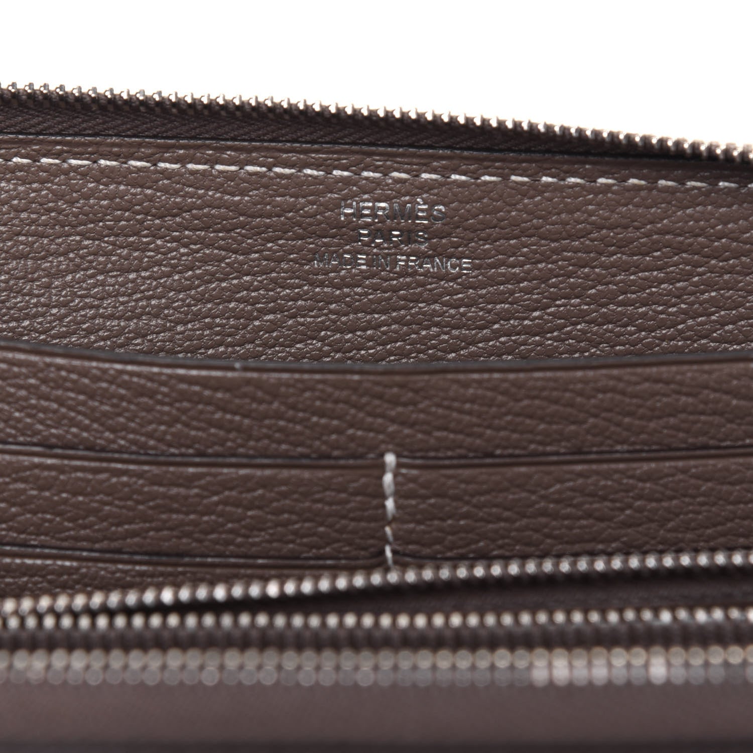 Hermes Chevre Mysore Azap Wallet Etoupe 6 of 15