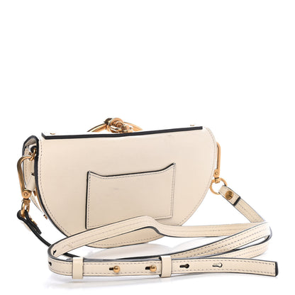 Chloe Calfskin Small Nile Bracelet Minaudiere Bag Off White 3 of 9