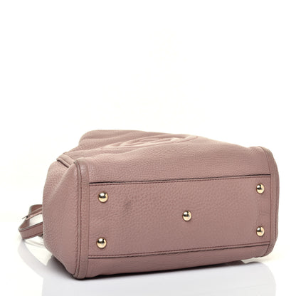 Gucci Pebbled Calfskin Small Soho Shoulder Bag Light Pink 4 of 10