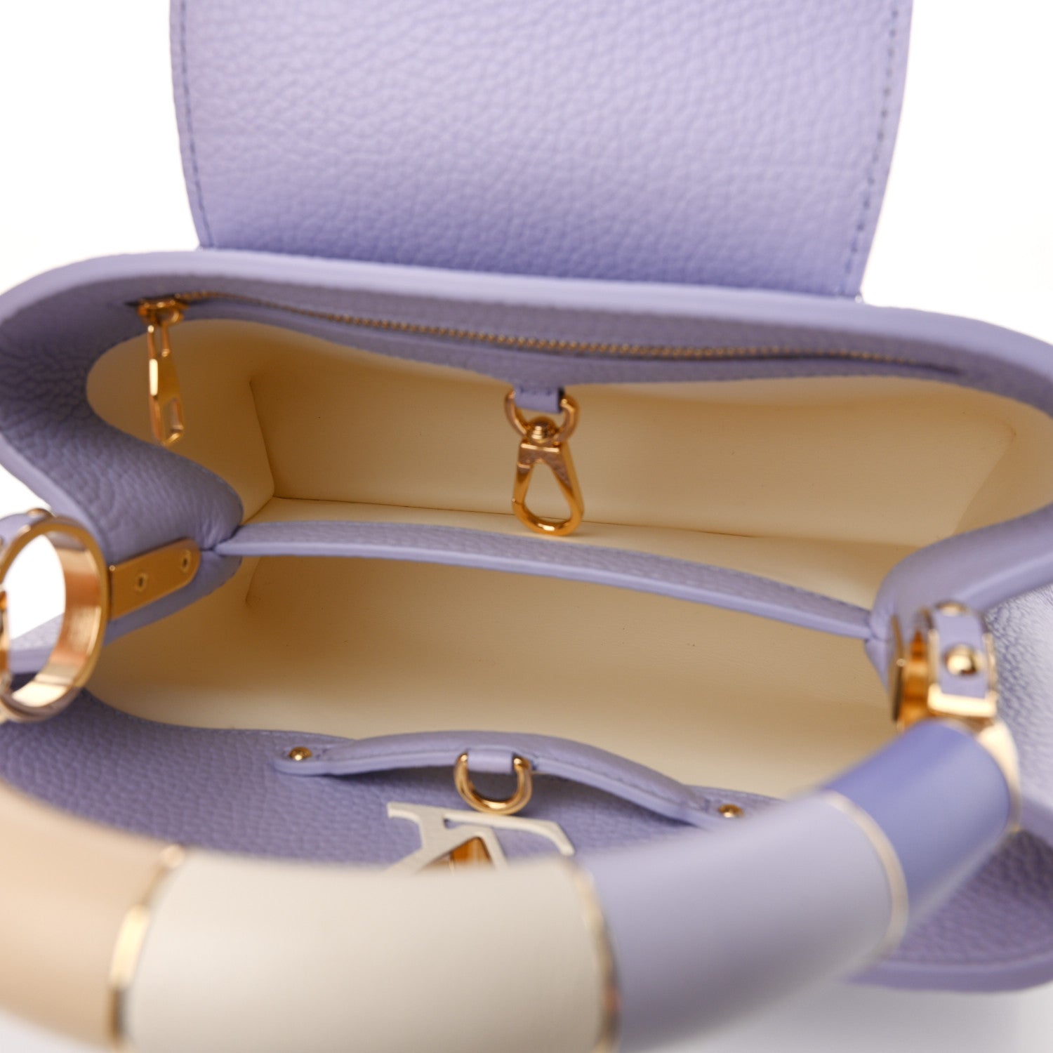 Louis Vuitton Taurillon Kintsugi Capucines BB Iris 5 of 9