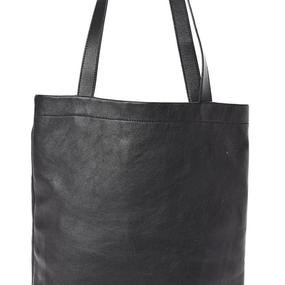 Saint Laurent Calfskin Tote Black 7 of 9