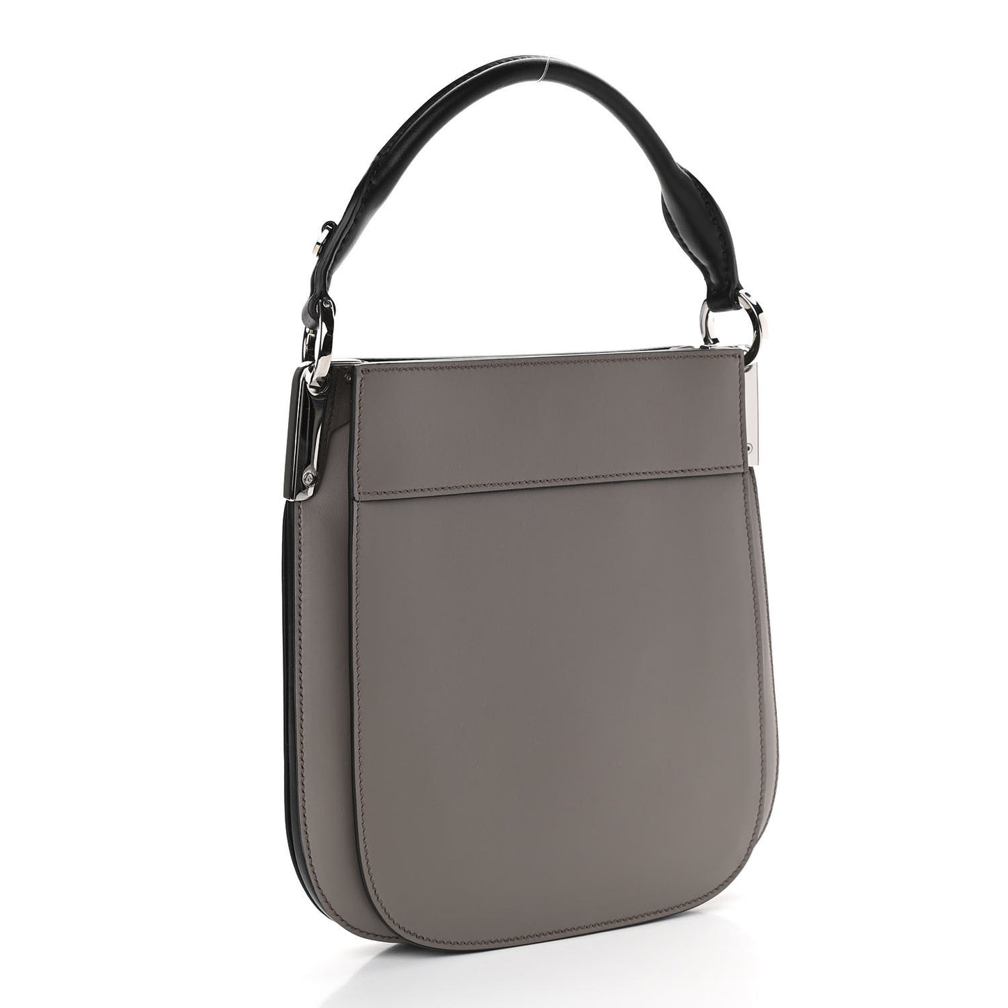 City Calfskin Small Margit Bag Argilla Black