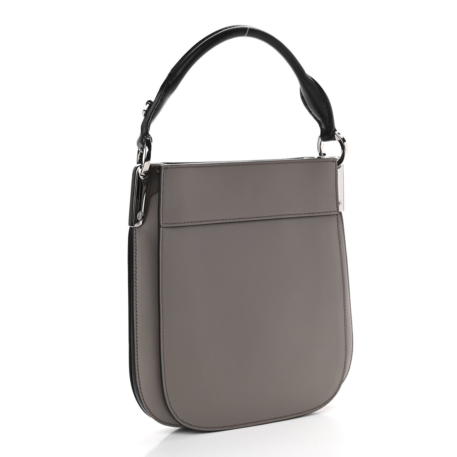 Prada City Calfskin Small Margit Bag Argilla Black 3 of 10