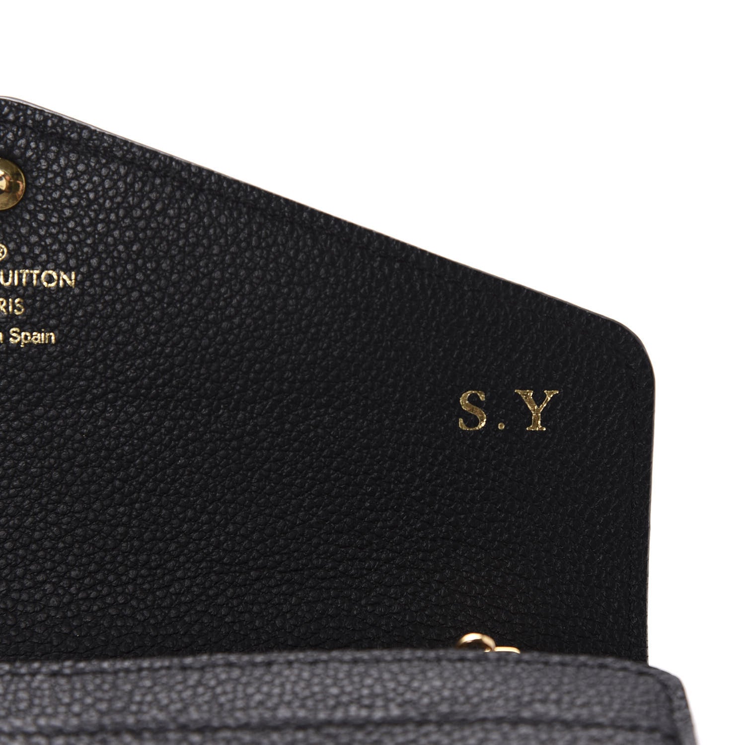 Louis Vuitton Empreinte Sarah Wallet NM Black 7 of 8