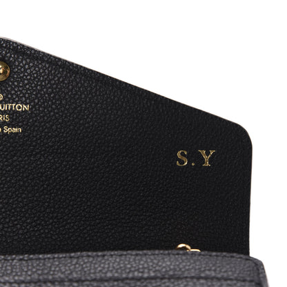 Louis Vuitton Empreinte Sarah Wallet NM Black 7 of 8