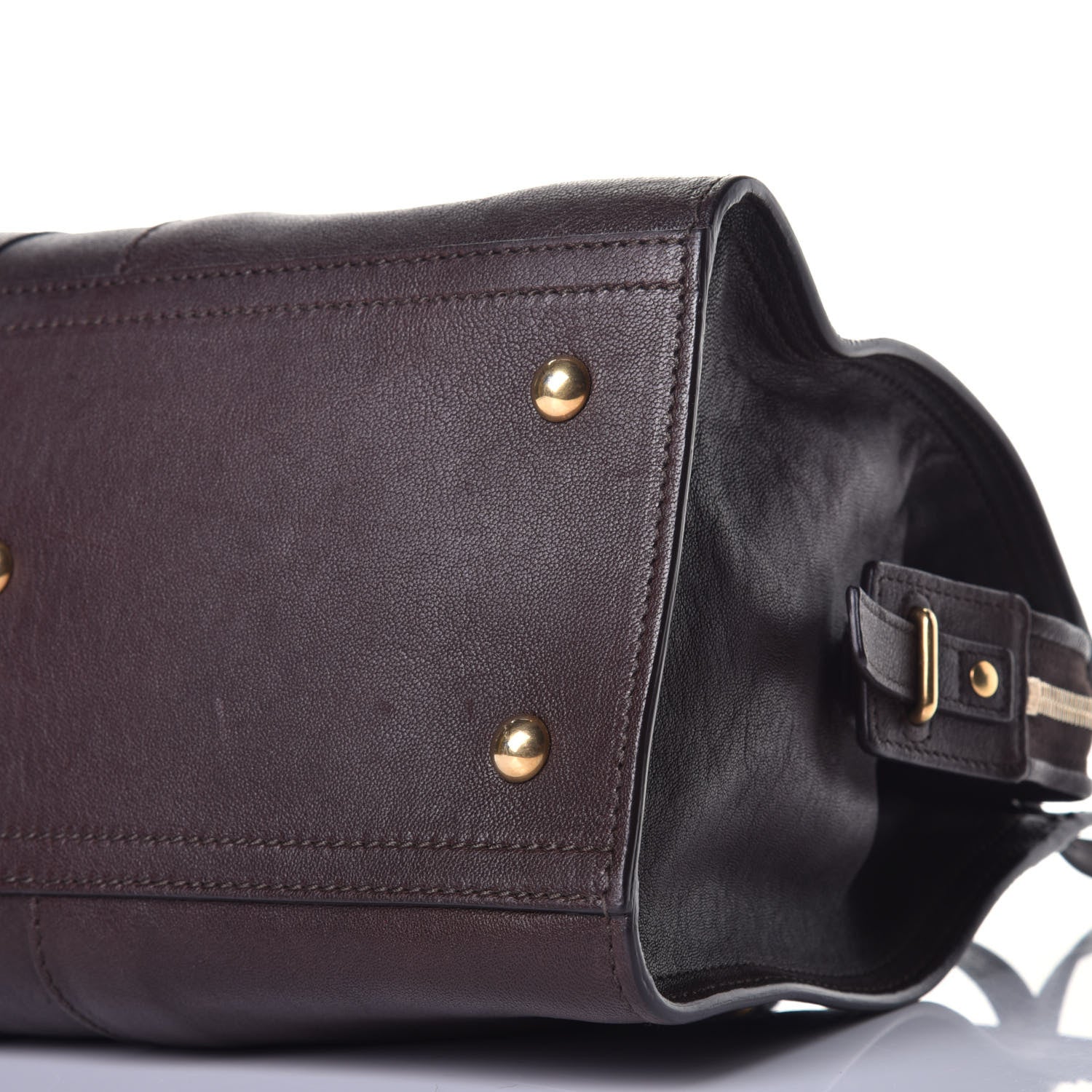 Saint Laurent Sheepskin Small Cabas ChYc Dark Brown 8 of 8