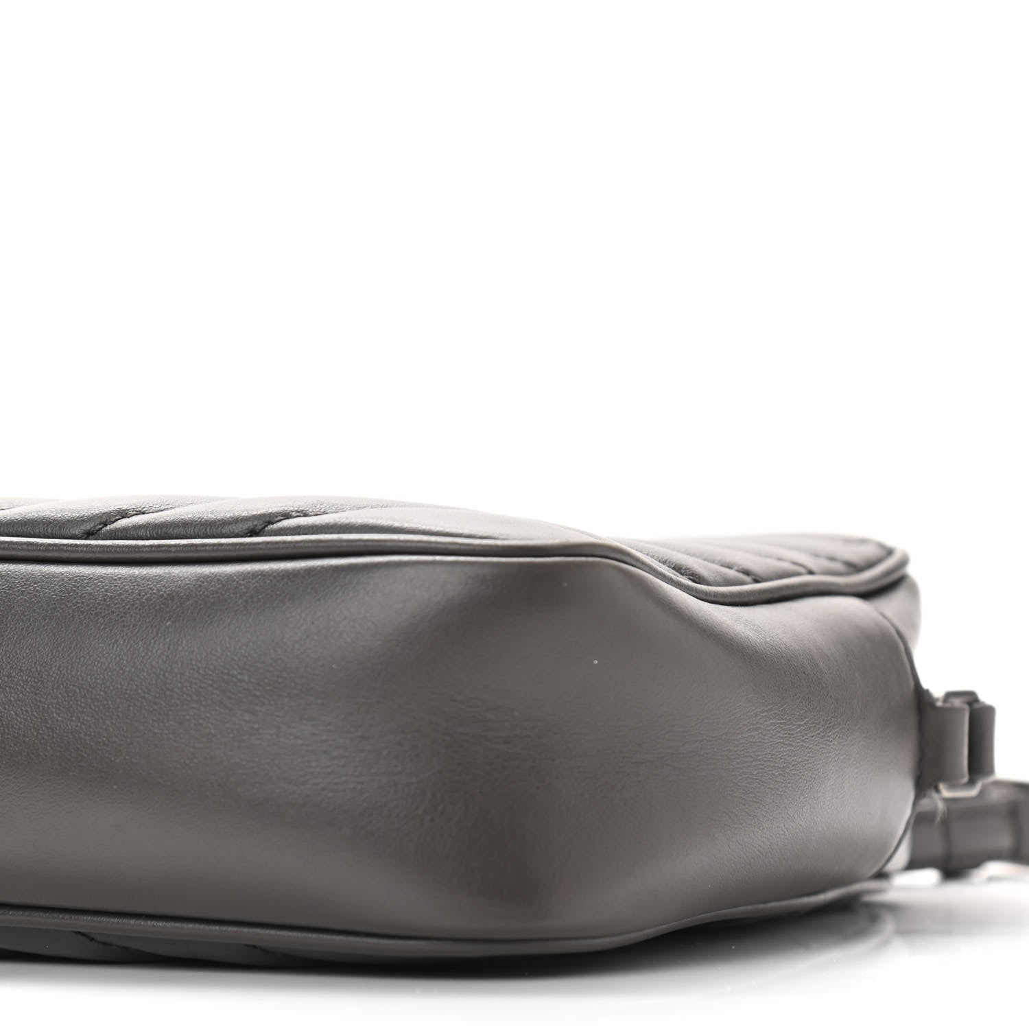 Saint Laurent Calfskin Matelasse Monogram Lou Camera Bag Sea Pebble 9 of 13