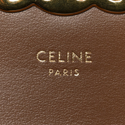 Celine Shiny Calfskin Triomphe Flap Card Holder 6 of 6
