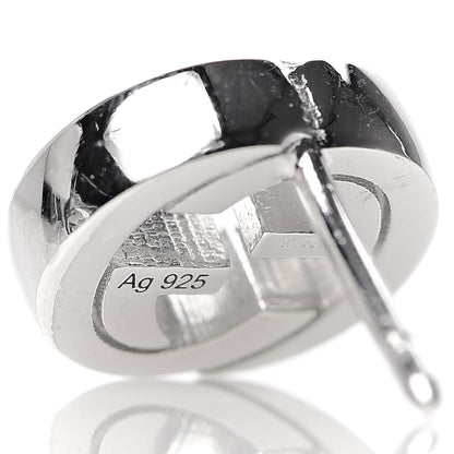 Gucci Sterling Silver Interlocking GG Stud Earrings 4 of 5