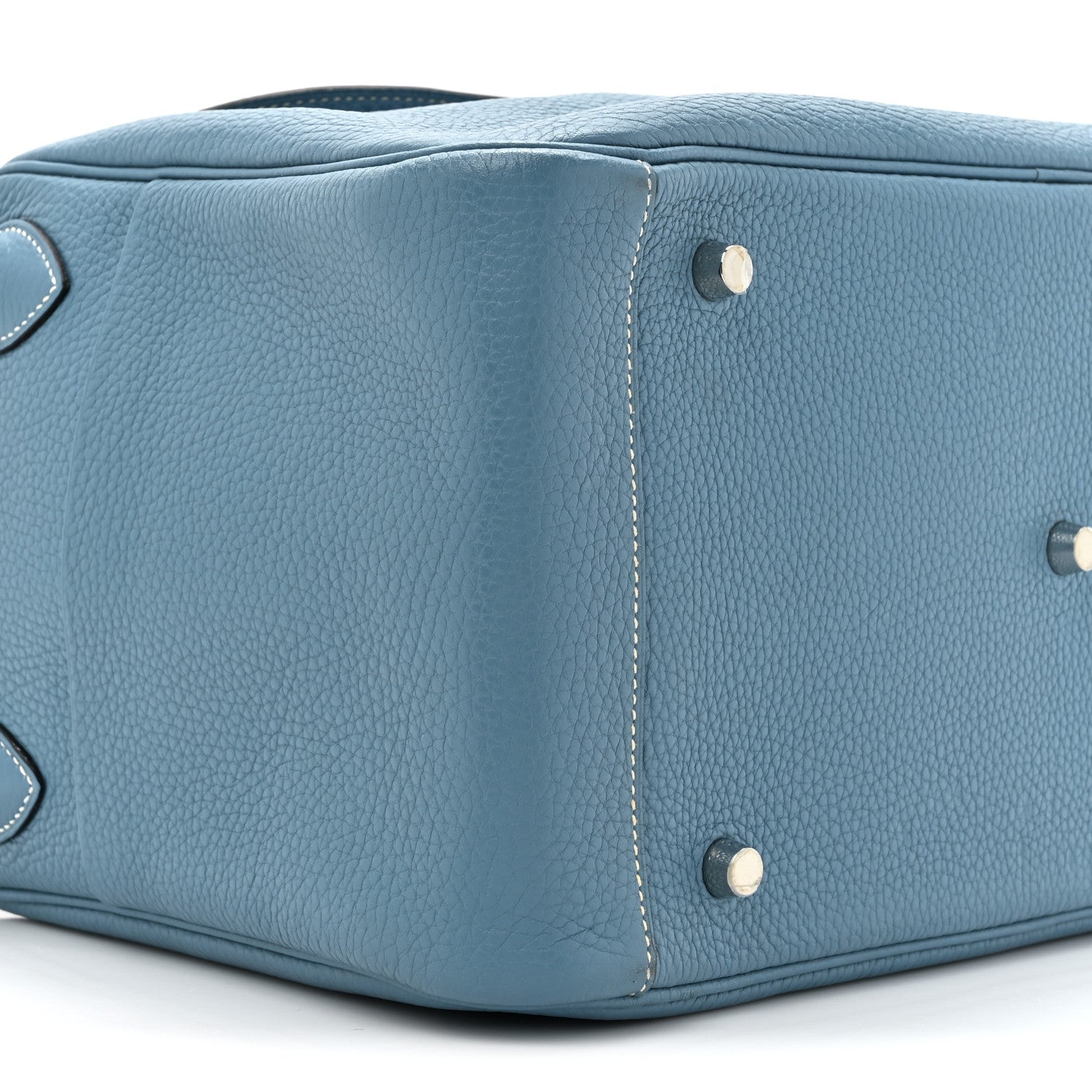 Hermes Taurillon Clemence Lindy 34 Bleu Jean 9 of 14