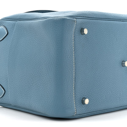 Hermes Taurillon Clemence Lindy 34 Bleu Jean 9 of 14