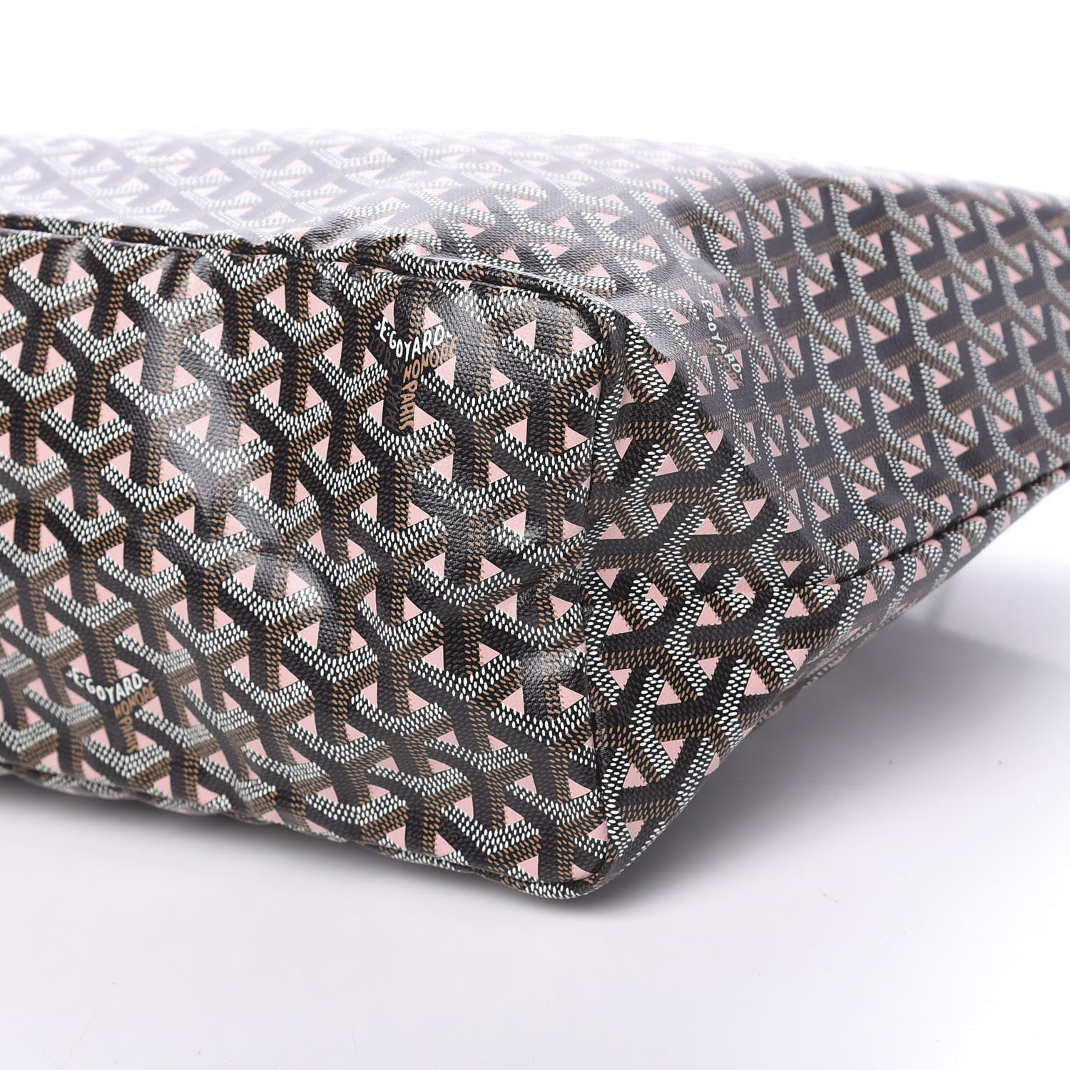 Goyard Goyardine Saint Louis Claire Voie PM Black Rose Pink 11 of 11