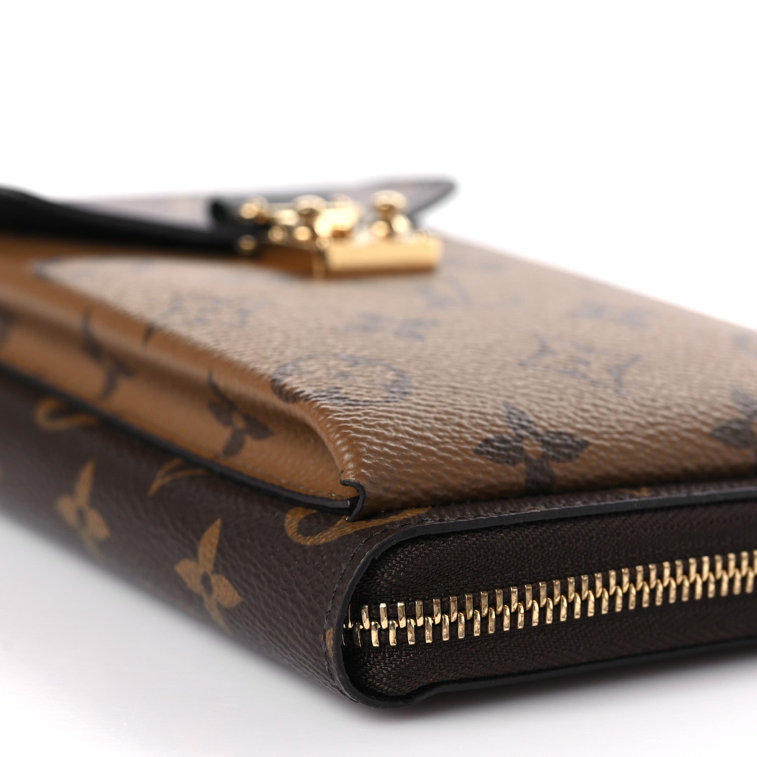 Louis Vuitton Reverse Monogram Metis Vertical Zippy Wallet 8 of 9