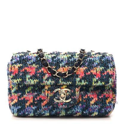 Chanel Knit Mini Rectangular Flap Multicolor 1 of 10