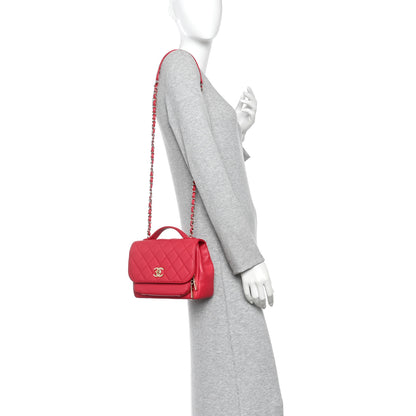 Chanel Caviar Quilted Medium Business Affinity Flap Pink 2 of 10