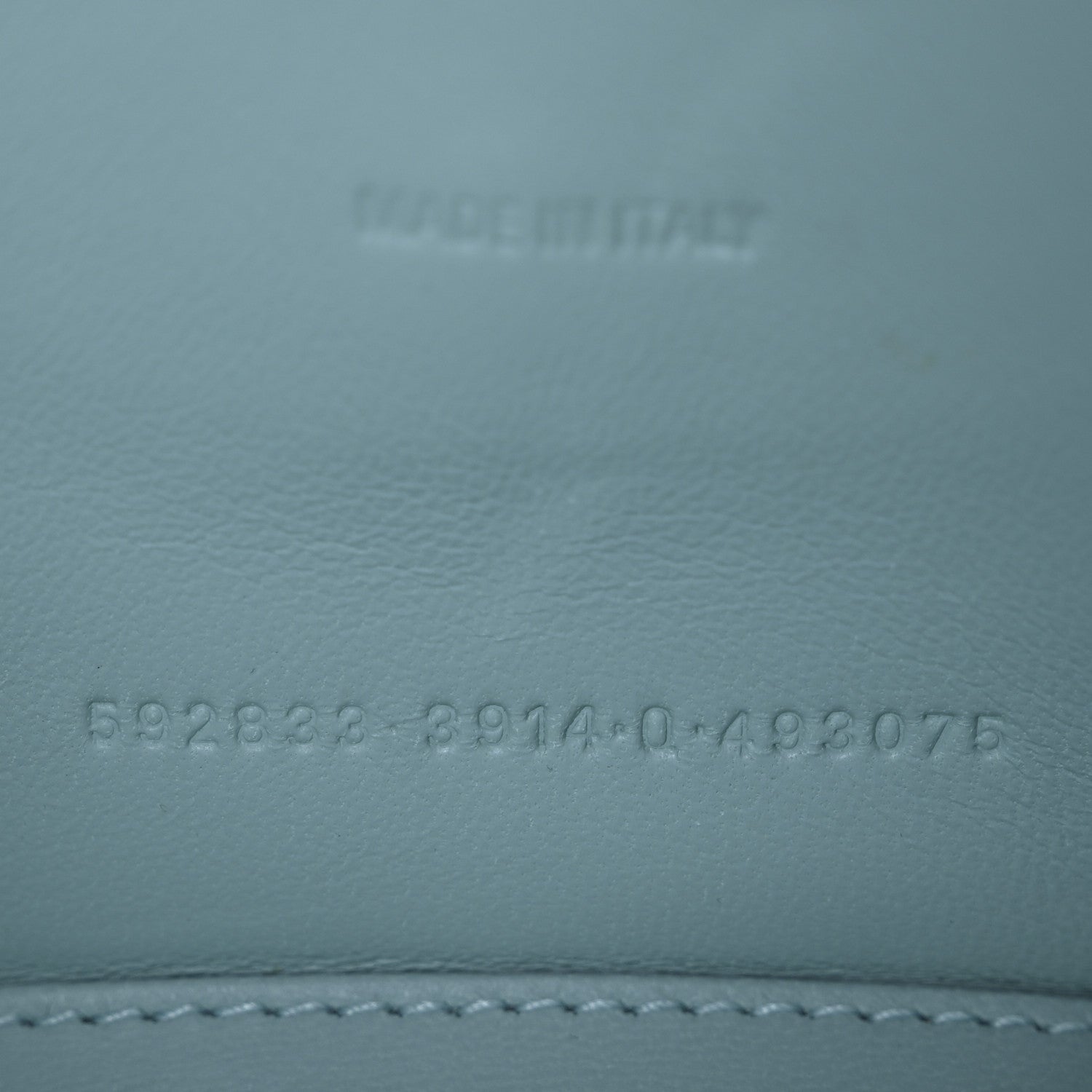 Balenciaga Shiny Calfskin Crocodile Embossed Hourglass Top Handle Bag XS Green Acqua 8 of 14