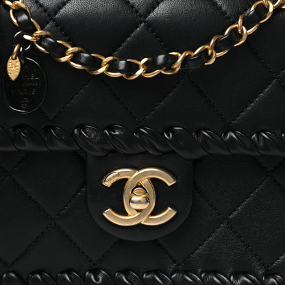Chanel Calfskin Braided Mini My Own Frame Flap Black 8 of 11