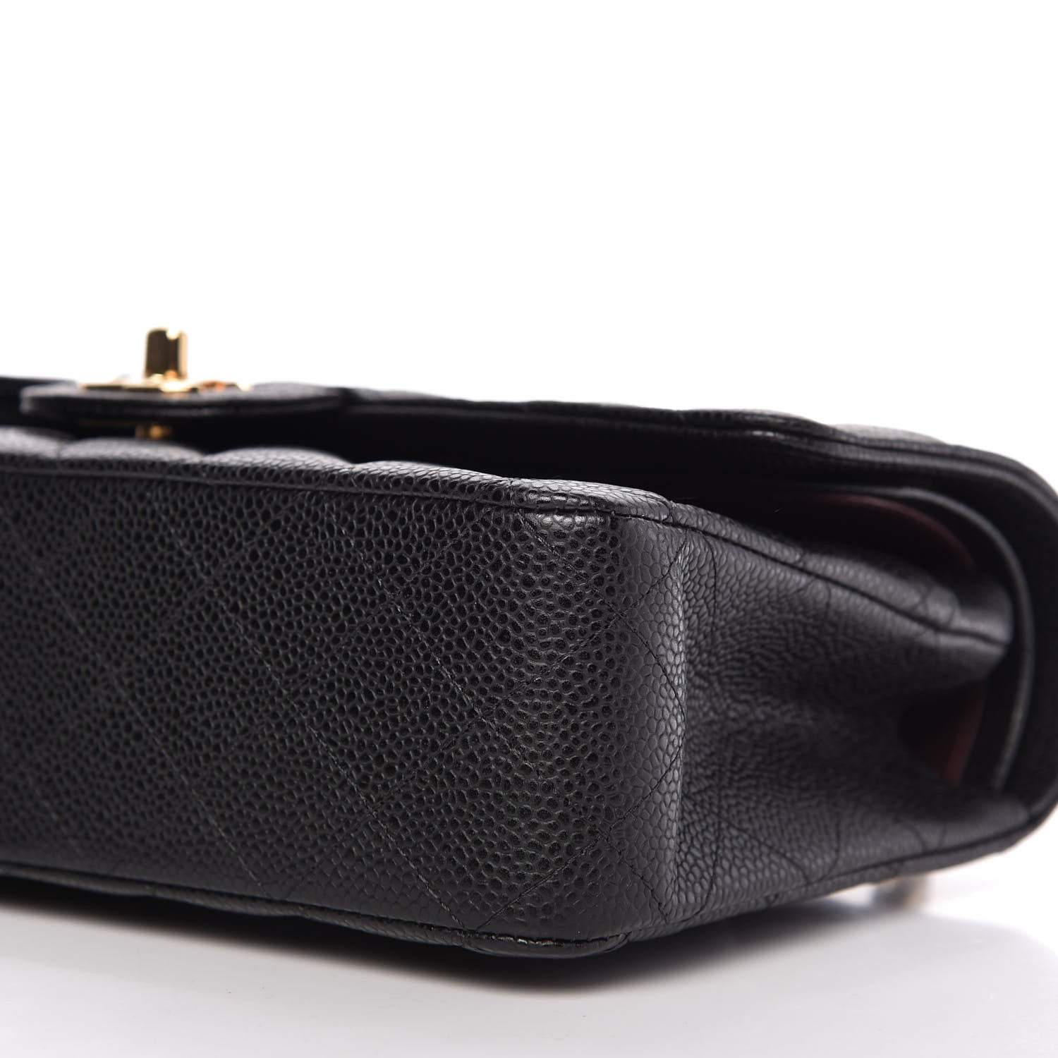 Chanel Caviar Quilted Medium Double Flap Black 7 of 11