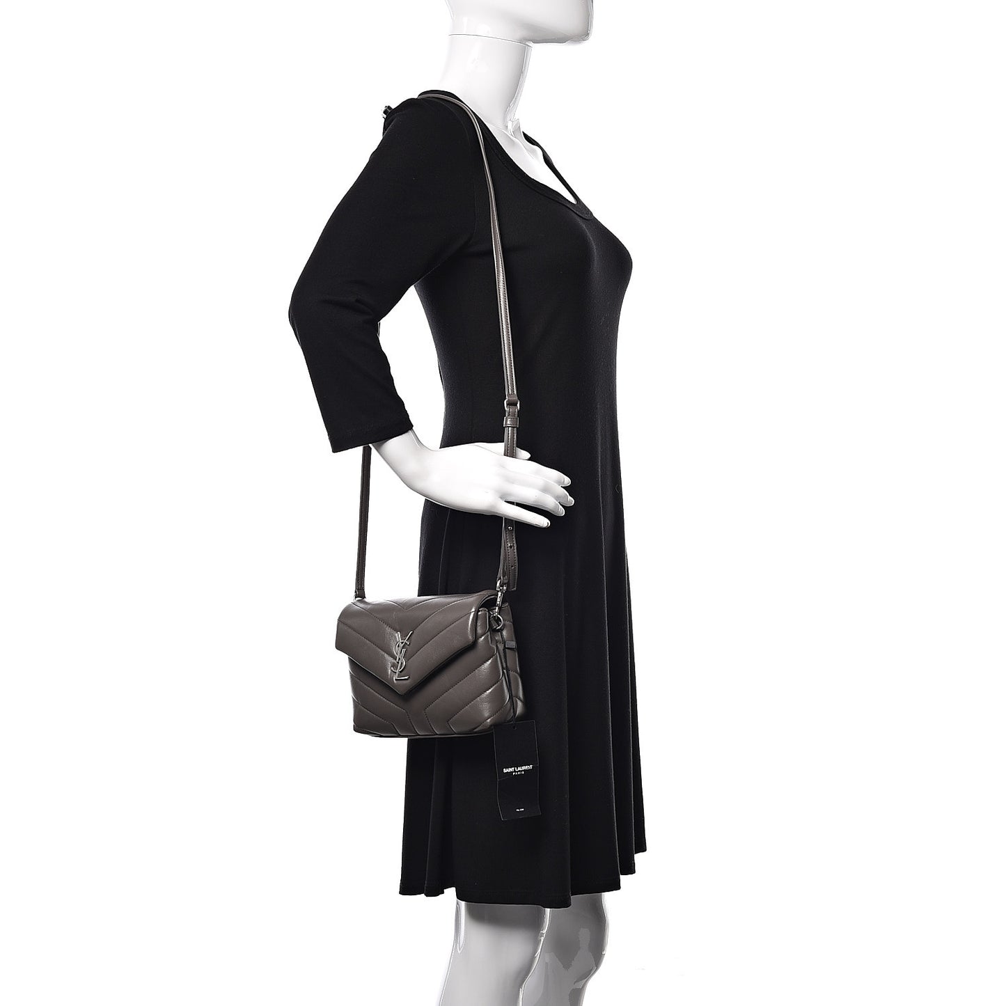 Calfskin Y Quilted Monogram Toy Loulou Crossbody Bag Earth