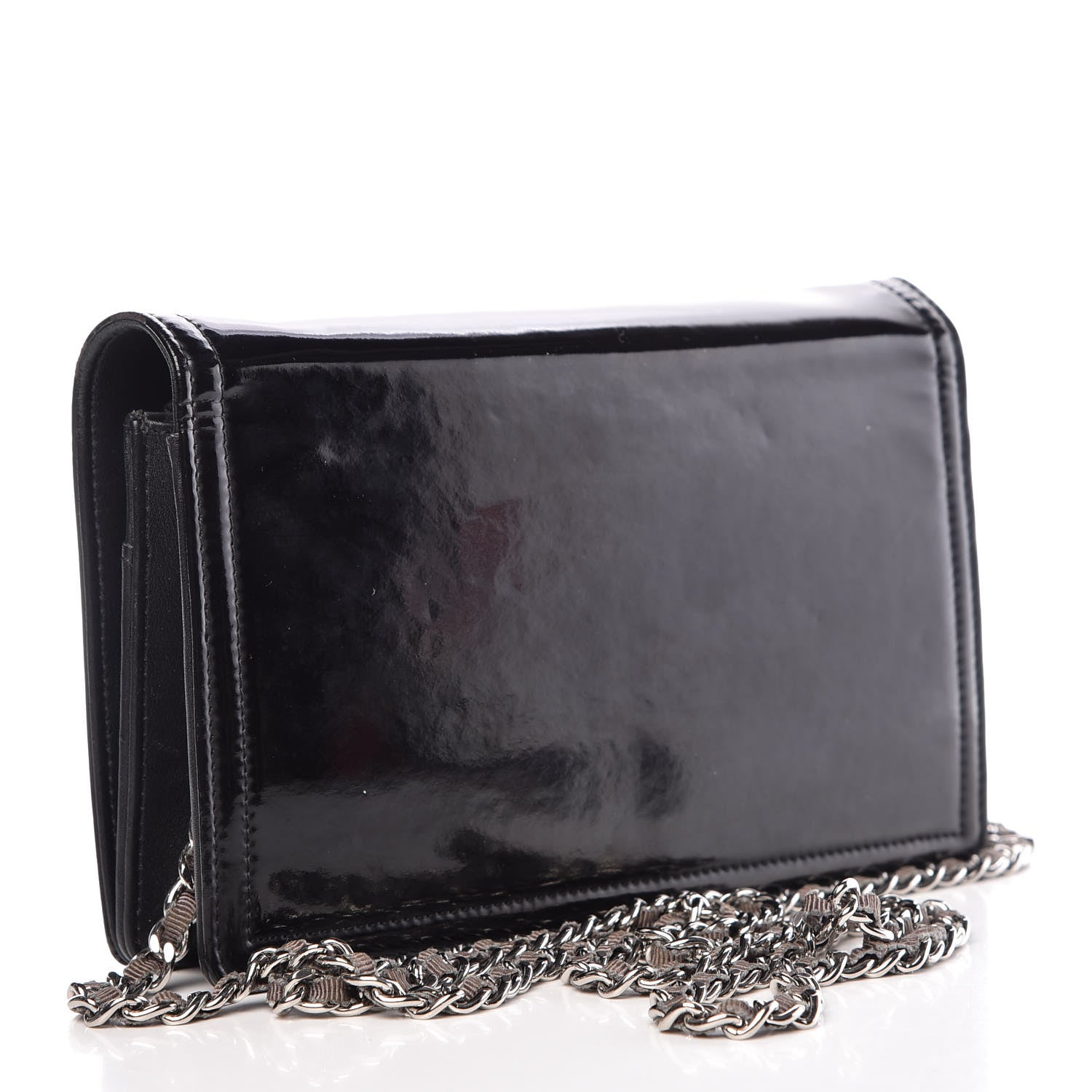 Chanel Vinyl Small Lipstick Flap Black 4 of 14