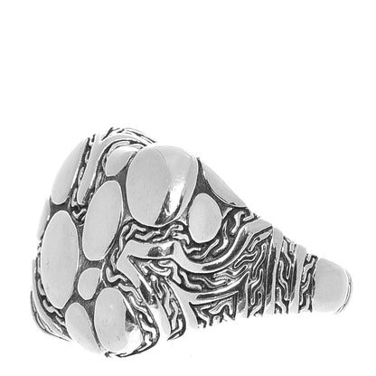 John Hardy Sterling Silver Kali Pillow Ring 57 8 3 of 6