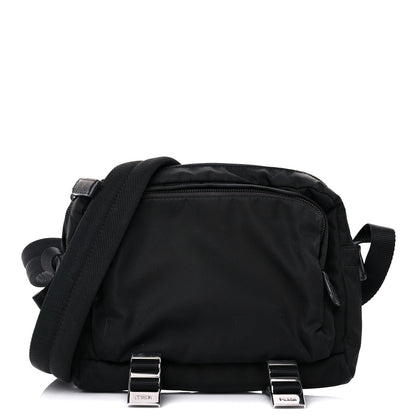 Prada Tessuto Nylon Messenger Bag Black 1 of 12