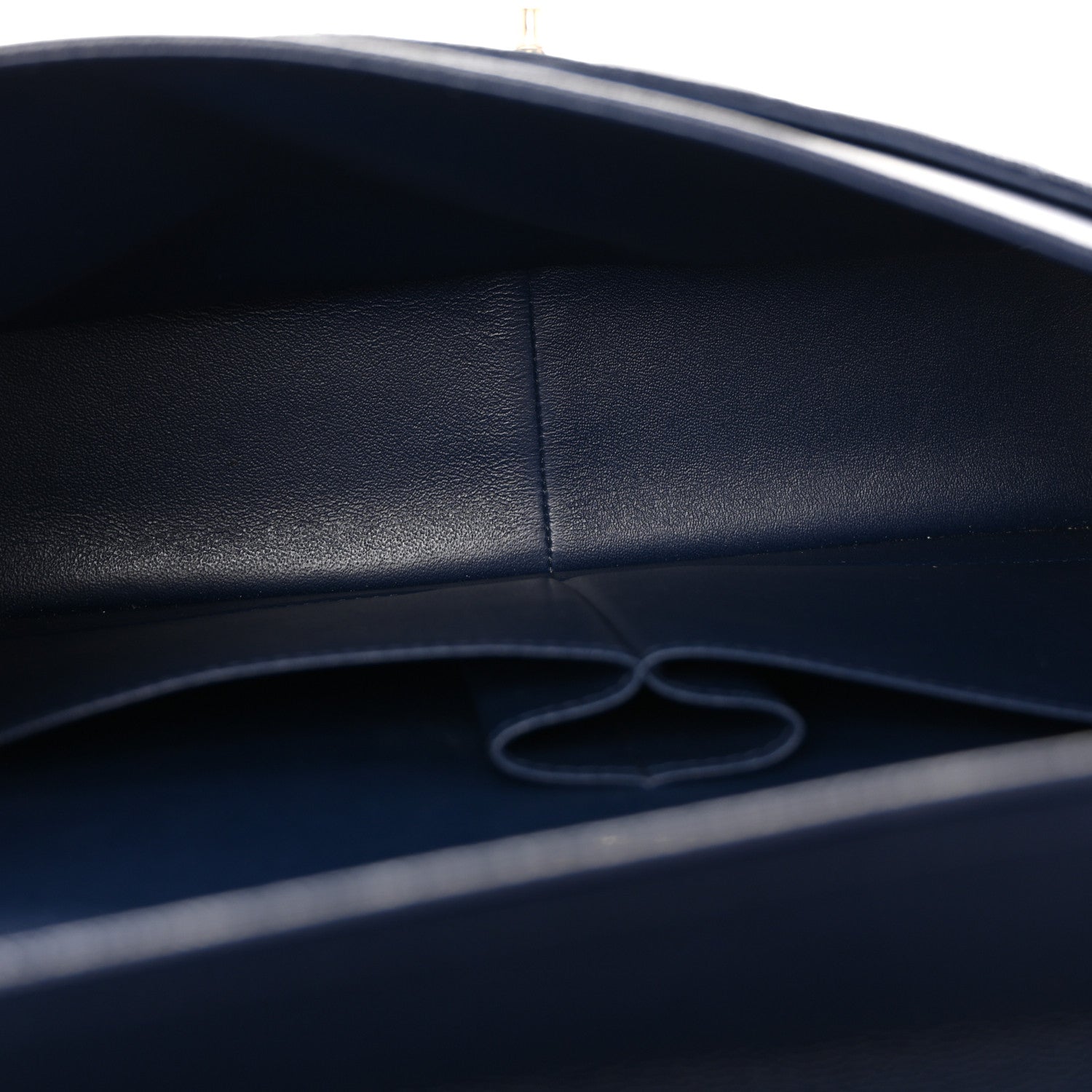 Chanel Caviar Quilted Jumbo Double Flap Navy Blue 5 of 11