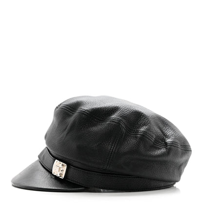 Gucci Calfskin Cellarius Hat S Black 4 of 10