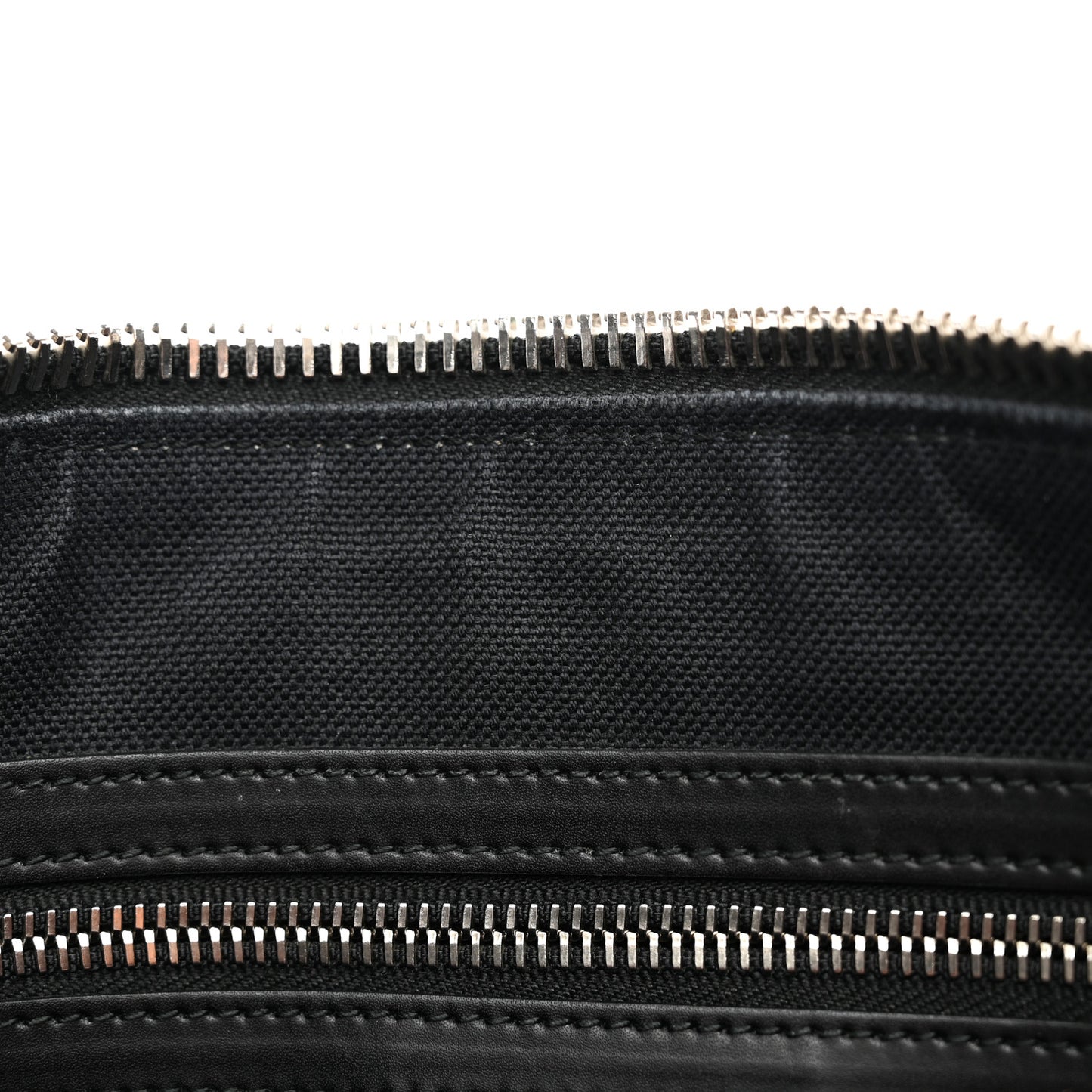 Soft GG Supreme Monogram Appia Calfskin Web East West Messenger Bag Black Grey