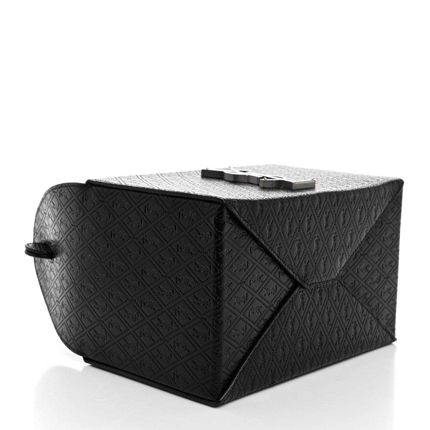 Calfskin Monogram Take Away Box Black