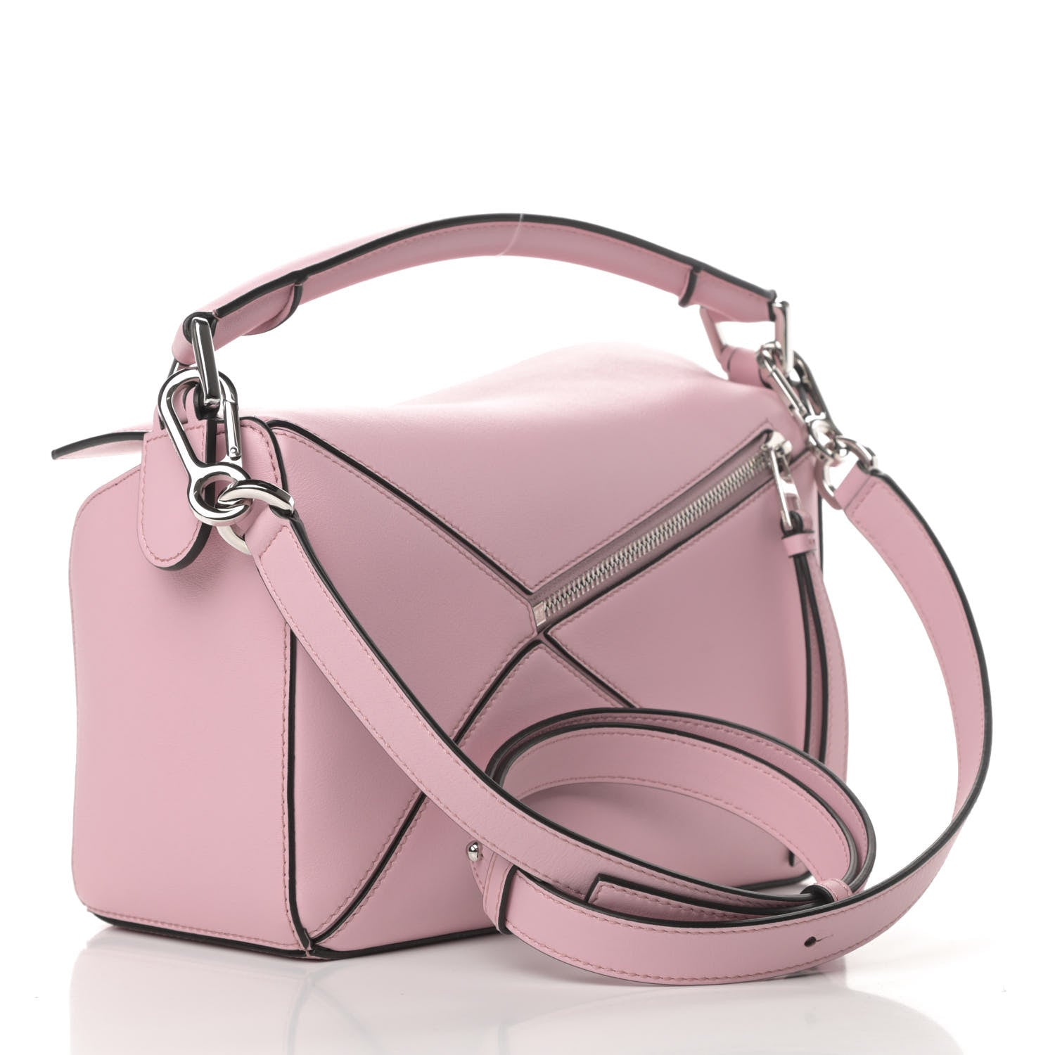 Loewe Calfskin Small Puzzle Bag Soft Pink 3 of 10