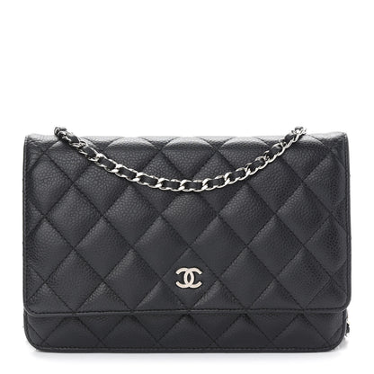 Chanel Caviar Quilted Wallet On Chain WOC Black 1 of 10