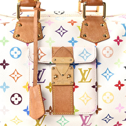 Louis Vuitton Monogram Multicolor Speedy 30 White 7 of 9