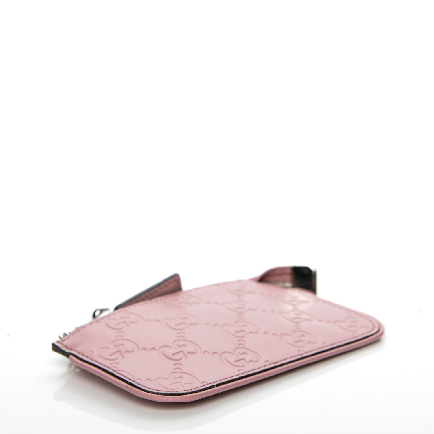 Gucci Guccissima Signature Key Case Carmine Rose 4 of 8