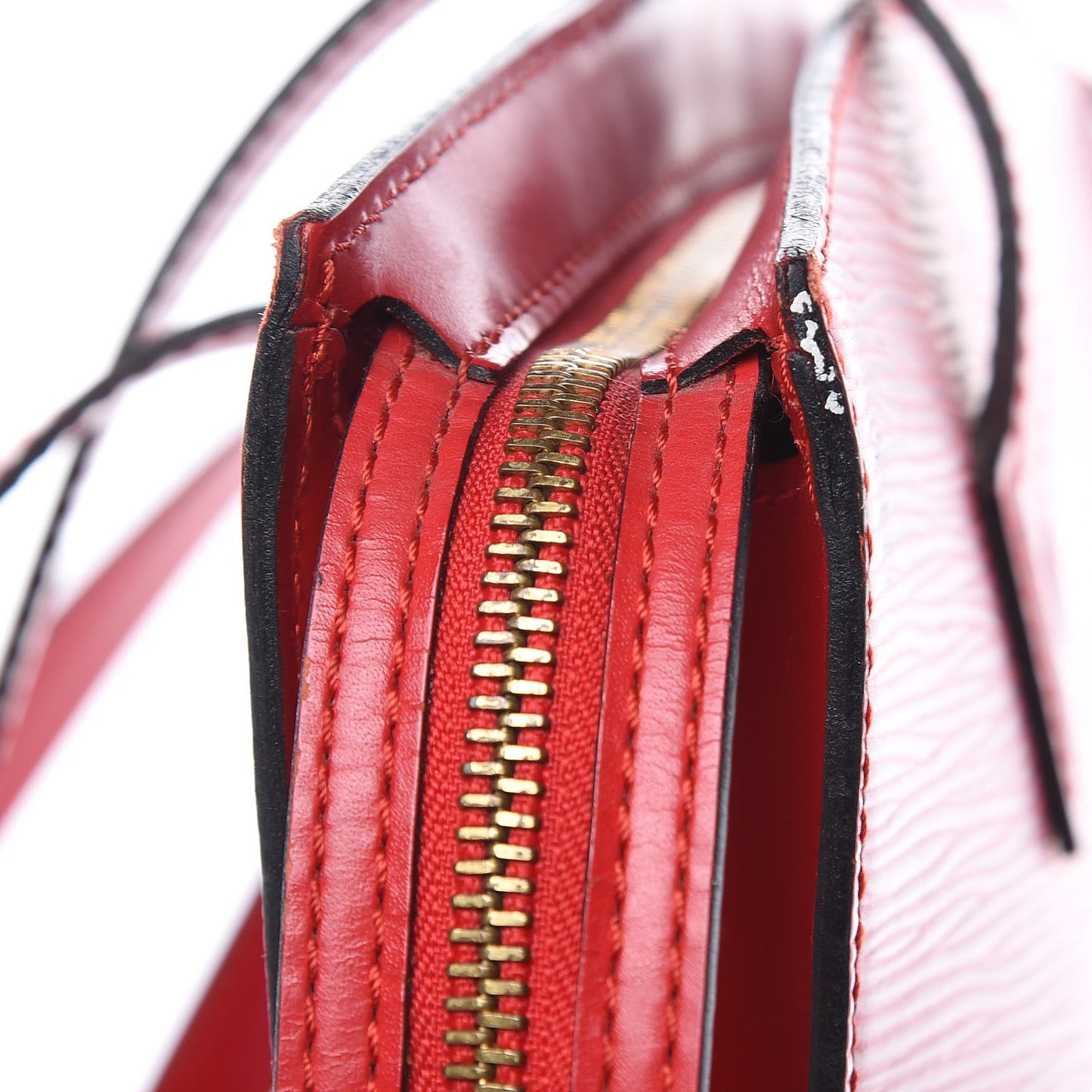 Epi Saint Jacques PM Long Straps Red