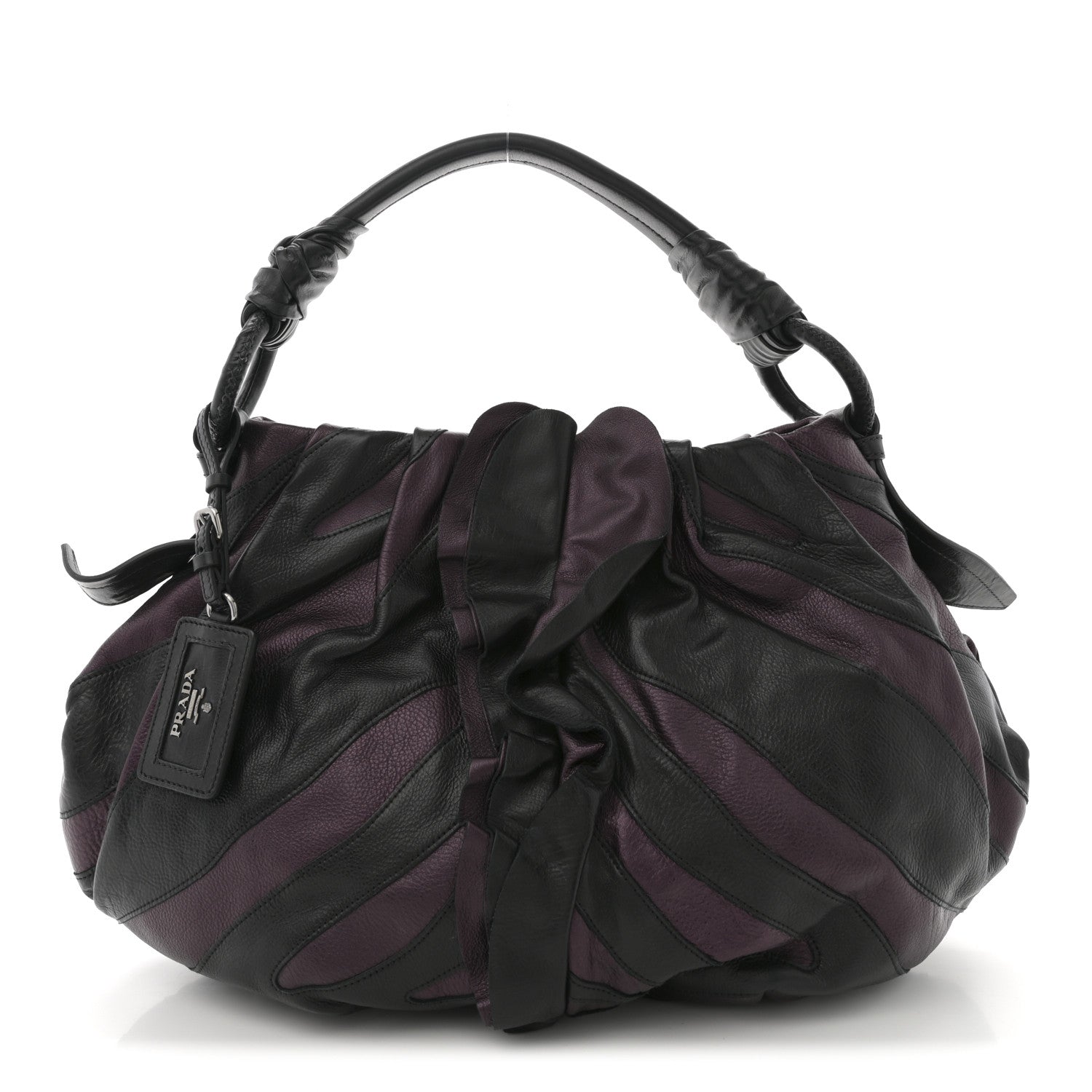 Prada Vitellino Mordo Hobo Ribes Mordore 1 of 9