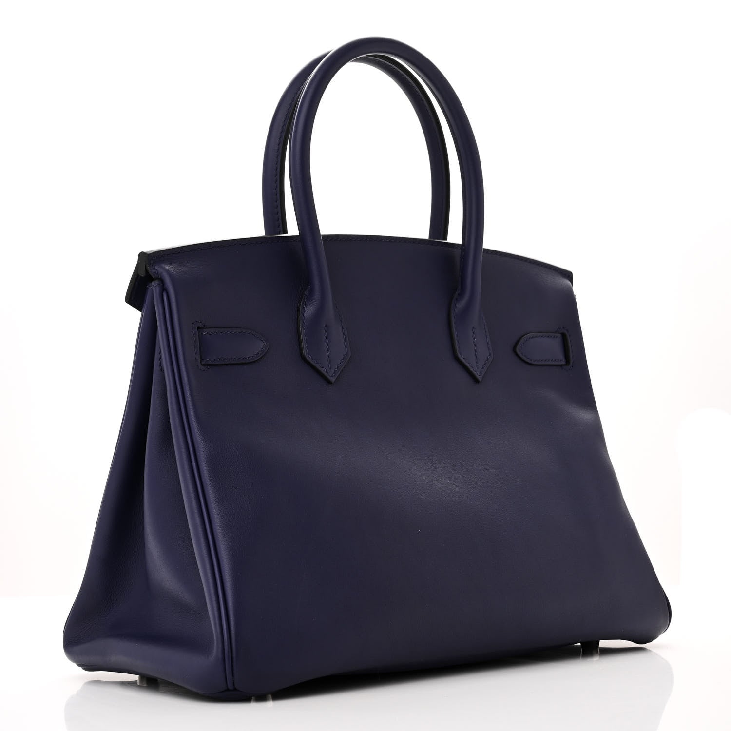 Hermes Swift Epsom Tressage Birkin 30 Bleu Encre Bleu Du Nord Gold 3 of 10