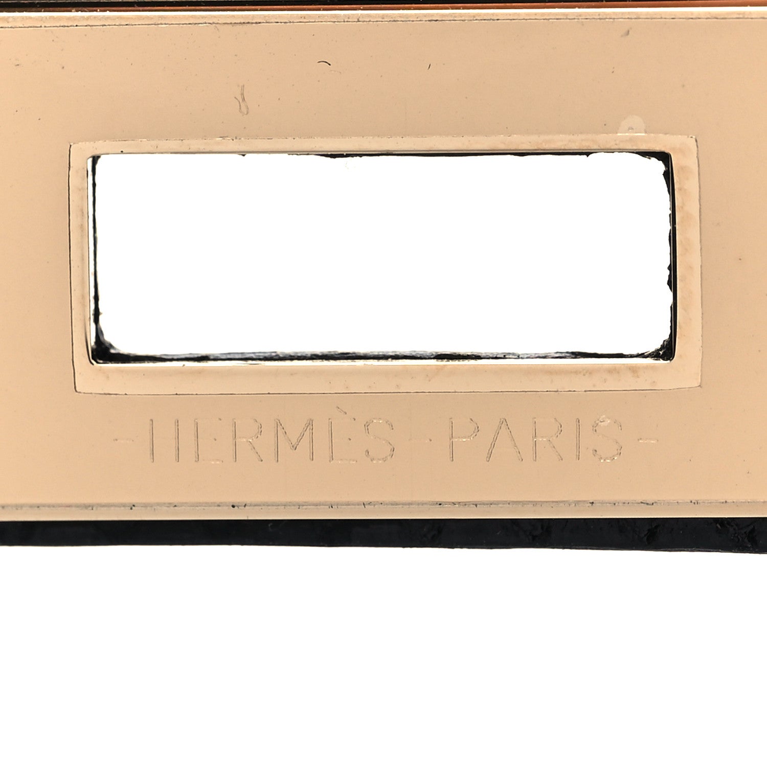 Hermes Togo Lizard Kelly Retourne Touch 25 Black 31 of 38
