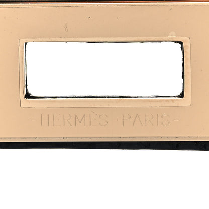 Hermes Togo Lizard Kelly Retourne Touch 25 Black 31 of 38