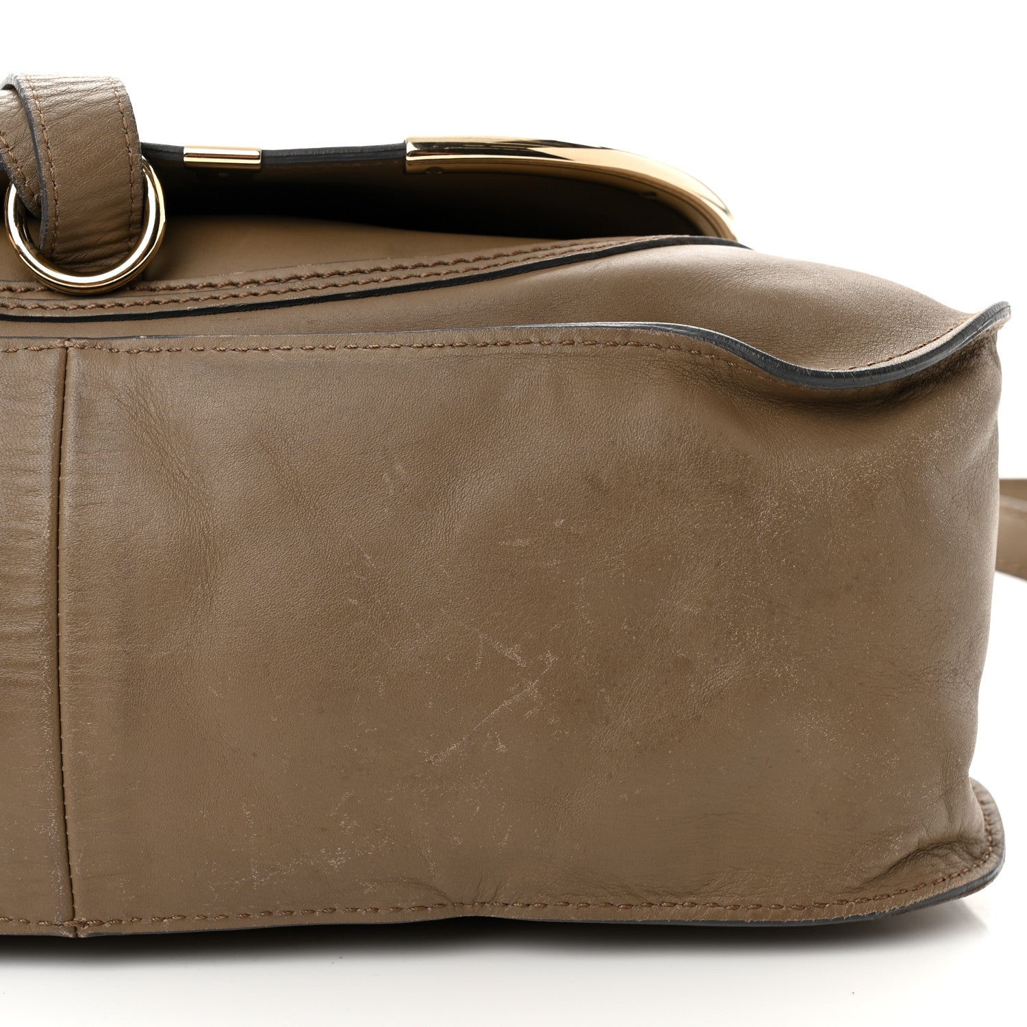 Chloe Calfskin Medium Marcie Satchel Anchor Grey 12 of 20