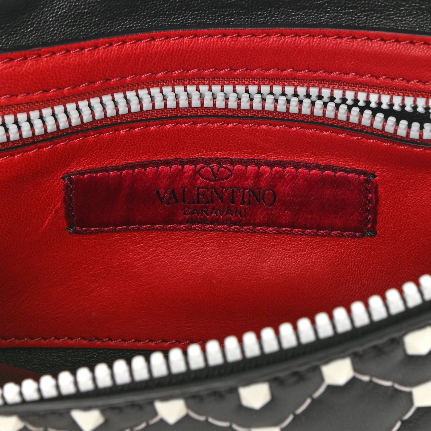 Nappa Free Rockstud Spike Belt Bag Black